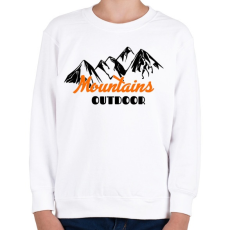 PRINTFASHION Mountain  - Gyerek pulóver - Fehér