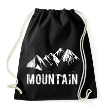 PRINTFASHION Mountain  - Sportzsák, Tornazsák - Fekete tornazsák