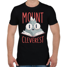 PRINTFASHION MountCleverest - Férfi póló - Fekete