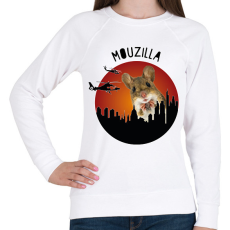 PRINTFASHION Mouzilla - Női pulóver - Fehér