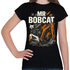 PRINTFASHION Mr Bobcat - Női póló - Fekete női póló