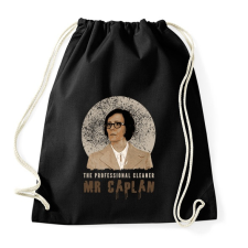 PRINTFASHION mr caplan - Sportzsák, Tornazsák - Fekete tornazsák