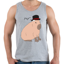 PRINTFASHION Mr. Capybara - Férfi atléta - Sport szürke atléta, trikó