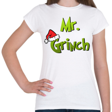 PRINTFASHION Mr Grinch - Női póló - Fehér