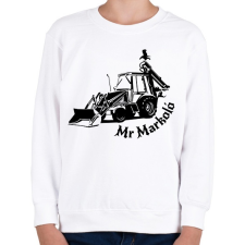 PRINTFASHION mr markoló - Gyerek pulóver - Fehér gyerek póló