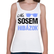 PRINTFASHION Mr. sosem hibázok - Női atléta - Fehér