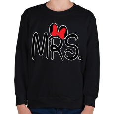 PRINTFASHION MRS. - Gyerek pulóver - Fekete