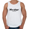 PRINTFASHION mstar logo polominta - Férfi atléta - Fehér