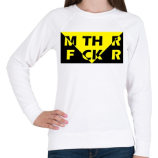PRINTFASHION MTH R FCK R - Női pulóver - Fehér