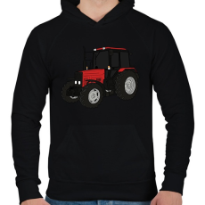 PRINTFASHION Mtz - Férfi kapucnis pulóver - Fekete