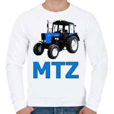 PRINTFASHION MTZ - Férfi pulóver - Fehér