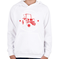 PRINTFASHION MTZ - Gyerek kapucnis pulóver - Fehér gyerek pulóver, kardigán