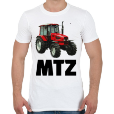 PRINTFASHION MTZ Traktor - Férfi póló - Fehér