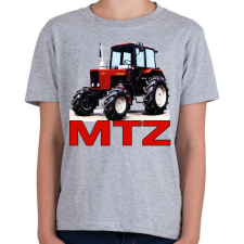 PRINTFASHION MTZ traktor - Gyerek póló - Sport szürke gyerek póló