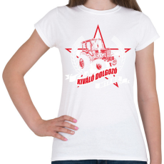 PRINTFASHION MTZ traktor - Női póló - Fehér