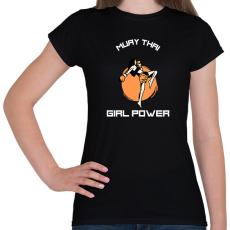 PRINTFASHION MUAY THAI - Női póló - Fekete