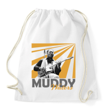 PRINTFASHION Muddy Waters - Sportzsák, Tornazsák - Fehér tornazsák