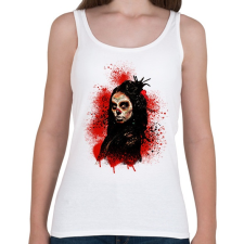 PRINTFASHION muertos - Női atléta - Fehér női trikó