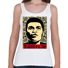 PRINTFASHION Muhammad Ali  - Női atléta - Fehér