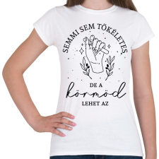 PRINTFASHION Műkörmös - Női póló - Fehér női póló