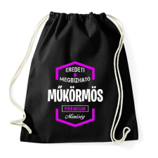 PRINTFASHION Műkörmös prémium minőség - Sportzsák, Tornazsák - Fekete tornazsák