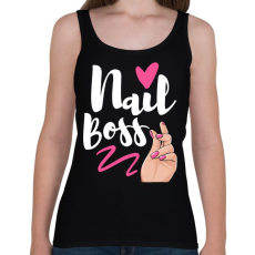 PRINTFASHION Műköröm - Női atléta - Fekete