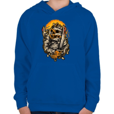 PRINTFASHION MUMPKIN - Gyerek kapucnis pulóver - Királykék