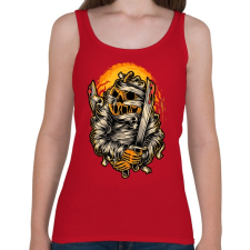 PRINTFASHION MUMPKIN - Női atléta - Cseresznyepiros női trikó