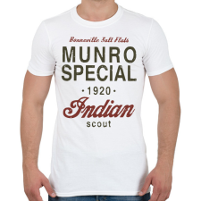 PRINTFASHION Munro special - Férfi póló - Fehér férfi póló