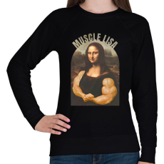 PRINTFASHION muscle lisa - Női pulóver - Fekete