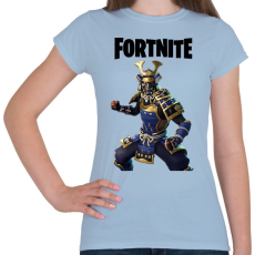 PRINTFASHION Musha Fortnite - Női póló - Világoskék