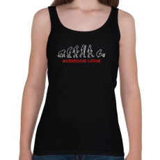 PRINTFASHION Mushroom lover (sötét) - Női atléta - Fekete