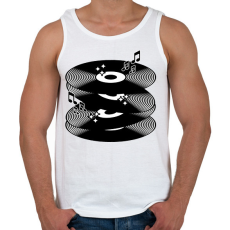PRINTFASHION music - Férfi atléta - Fehér