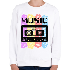 PRINTFASHION MUSIC  - Gyerek pulóver - Fehér