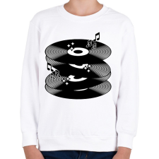 PRINTFASHION music - Gyerek pulóver - Fehér gyerek pulóver, kardigán
