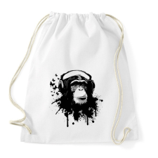 PRINTFASHION Music in love - Sportzsák, Tornazsák - Fehér tornazsák