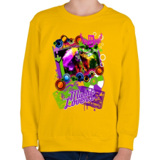 PRINTFASHION MUSIC LOVERS - Gyerek pulóver - Sárga gyerek pulóver, kardigán