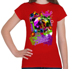PRINTFASHION MUSIC LOVERS - Női póló - Piros női póló