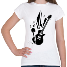 PRINTFASHION Music  - Női póló - Fehér