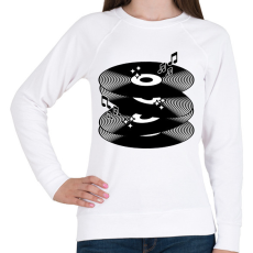 PRINTFASHION music - Női pulóver - Fehér