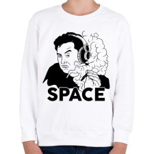 PRINTFASHION Musk - Gyerek pulóver - Fehér gyerek pulóver, kardigán