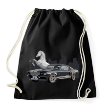 PRINTFASHION Mustang GT500 - Sportzsák, Tornazsák - Fekete tornazsák