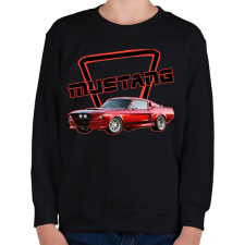 PRINTFASHION Mustang  - Gyerek pulóver - Fekete gyerek pulóver, kardigán