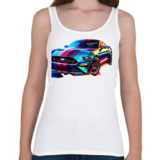 PRINTFASHION Mustang  - Női atléta - Fehér