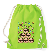 PRINTFASHION Mutasd a nyelved! - Sportzsák, Tornazsák - Limezöld tornazsák