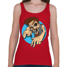 PRINTFASHION Művész fej - Női atléta - Cseresznyepiros