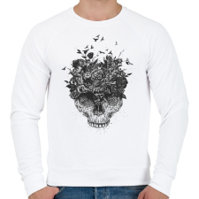 PRINTFASHION My head is a jungle - Férfi pulóver - Fehér férfi pulóver, kardigán