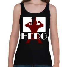 PRINTFASHION My Hero Academia - Női atléta - Fekete női trikó