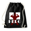 PRINTFASHION My Hero Academia - Sportzsák, Tornazsák - Fekete
