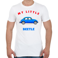 PRINTFASHION MY LITTLE BEETLE - Férfi póló - Fehér